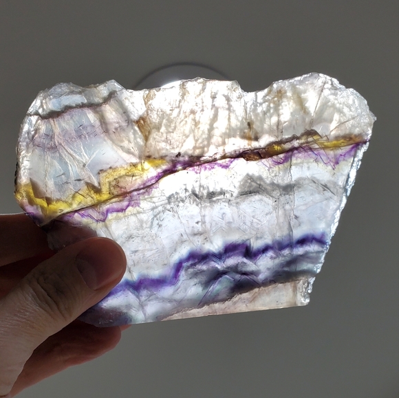 Fluorite Crystal Slab - Picture 10 of 13